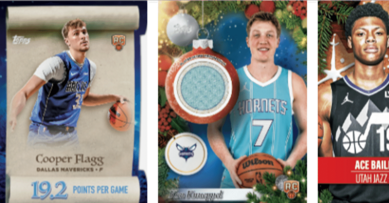 2025年最新】Topps Holiday NBAカード開封ガイド｜注目ルーキー