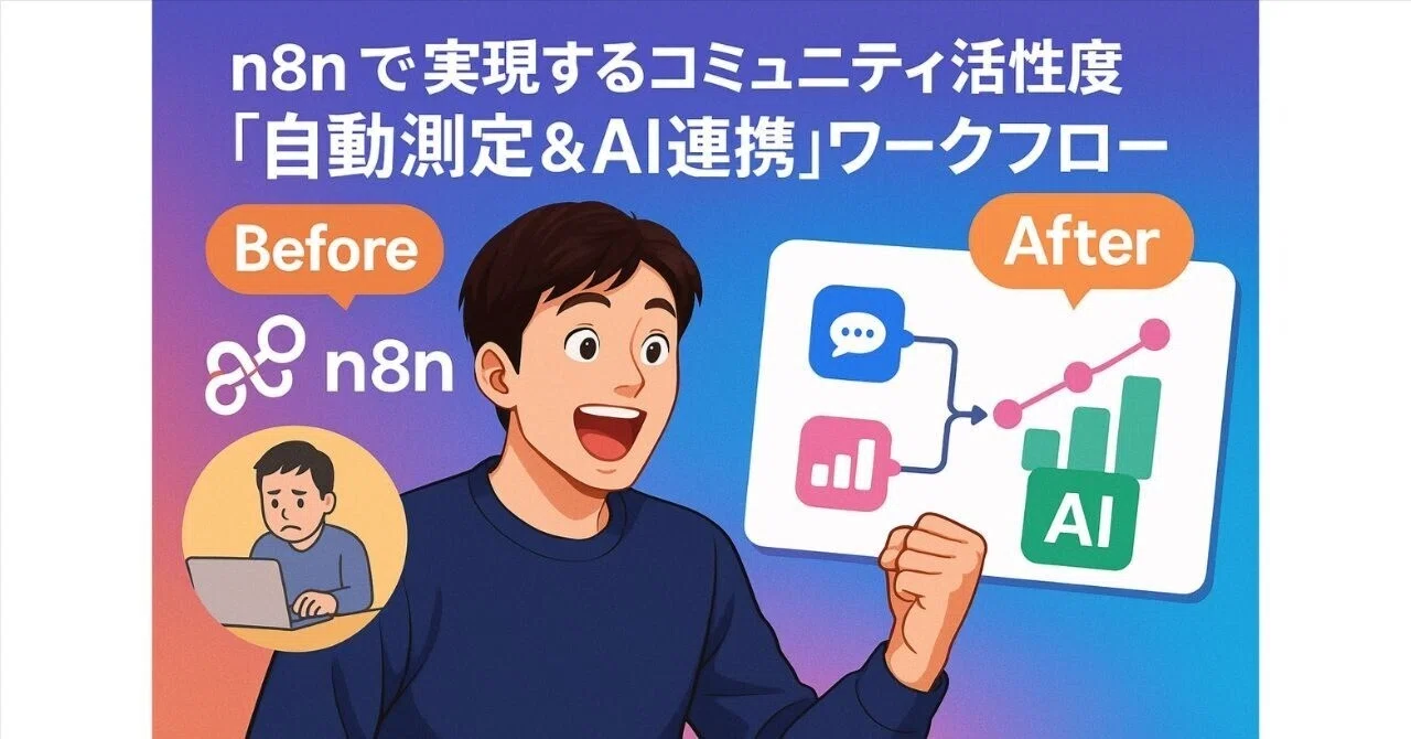 Discord運営を週10時間→1時間に削減！n8nで実現するコミュニティ活性
