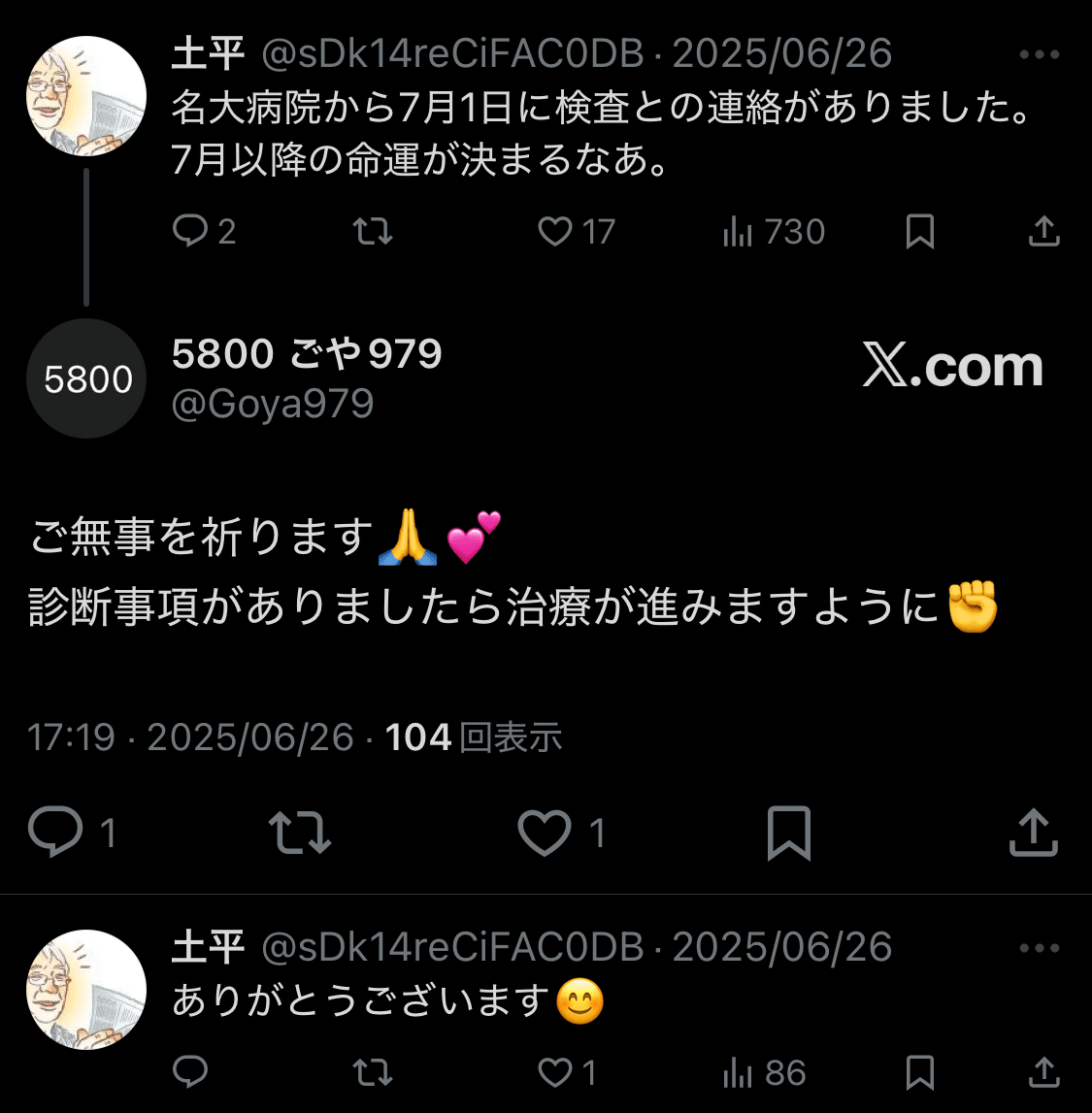 土平研さん ありがとう！そしてこれからも｜5800 ごや979