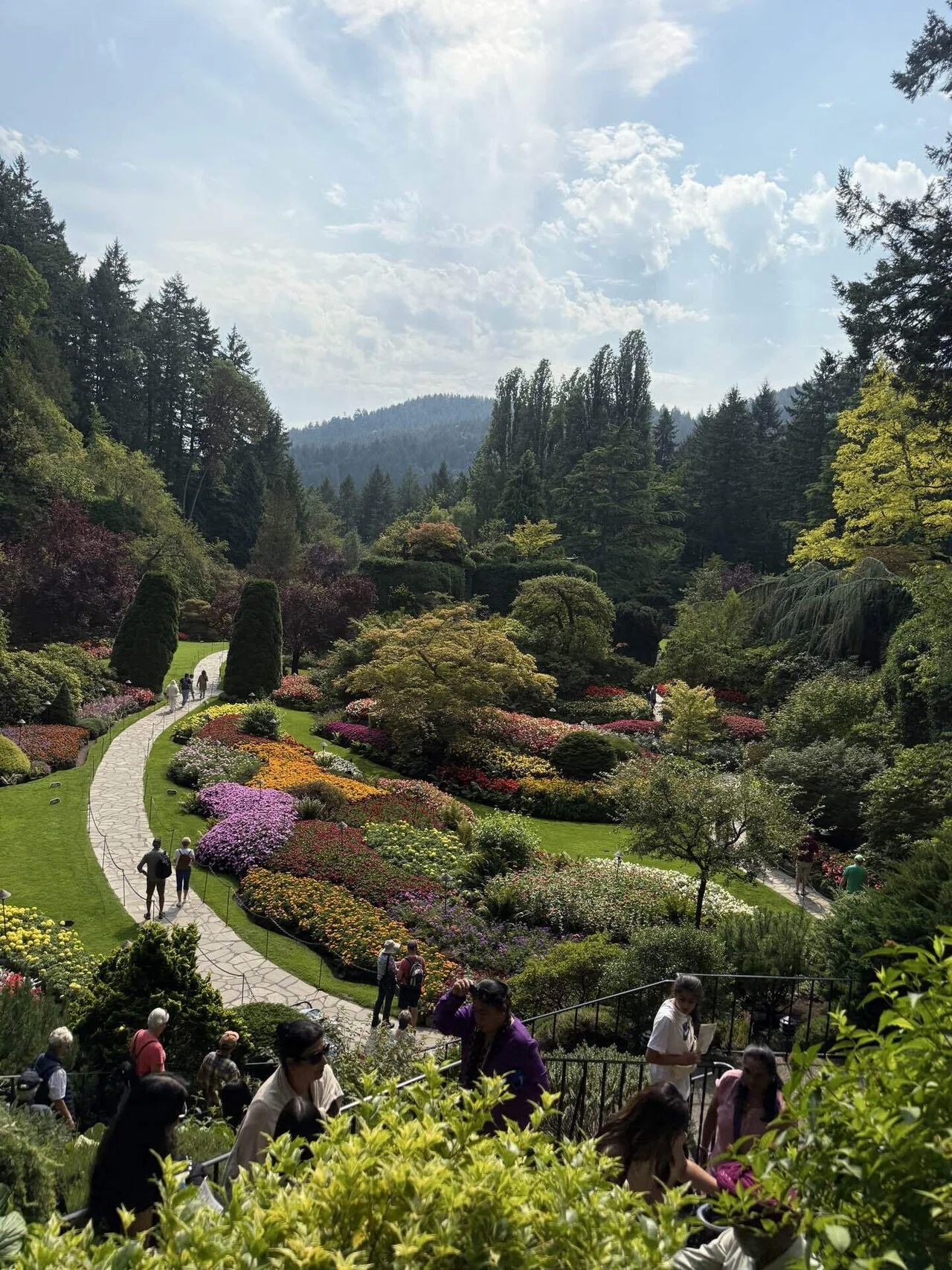 12】カナダ・ビクトリアの美しすぎる庭園！！ブッチャートガーデン観光