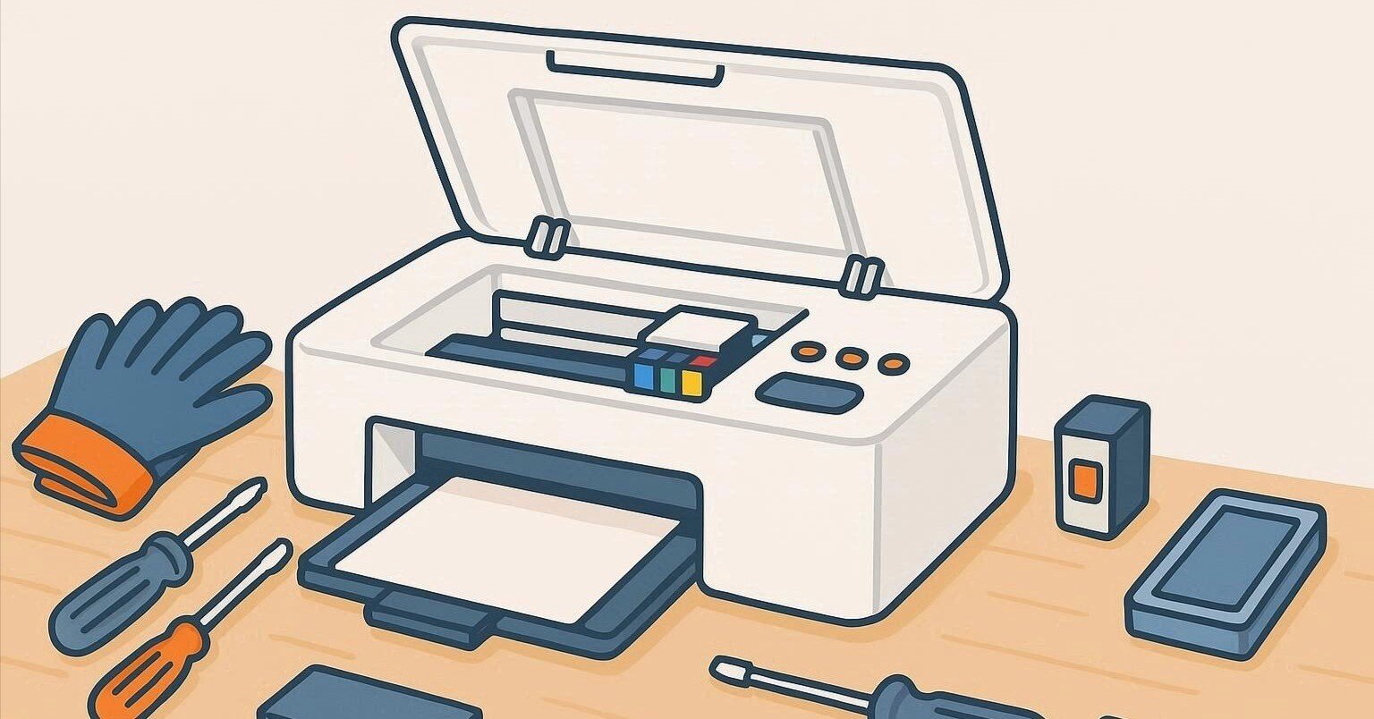 プリンターの廃インク吸収パッドを自分で交換してみた話｜MK