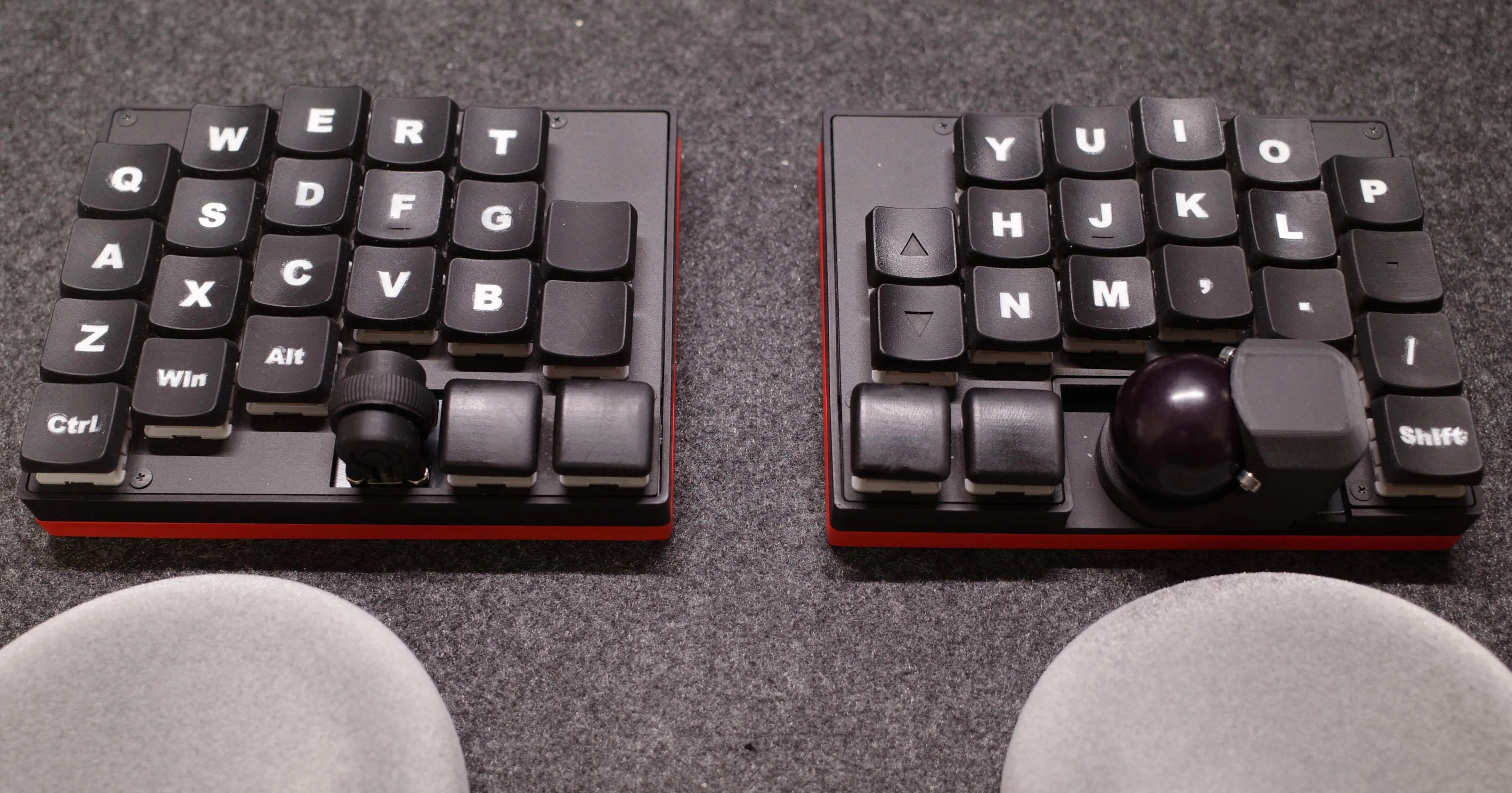 17mm狭ピッチ無線KeyballBLE 42key 完成品 【公式通販】