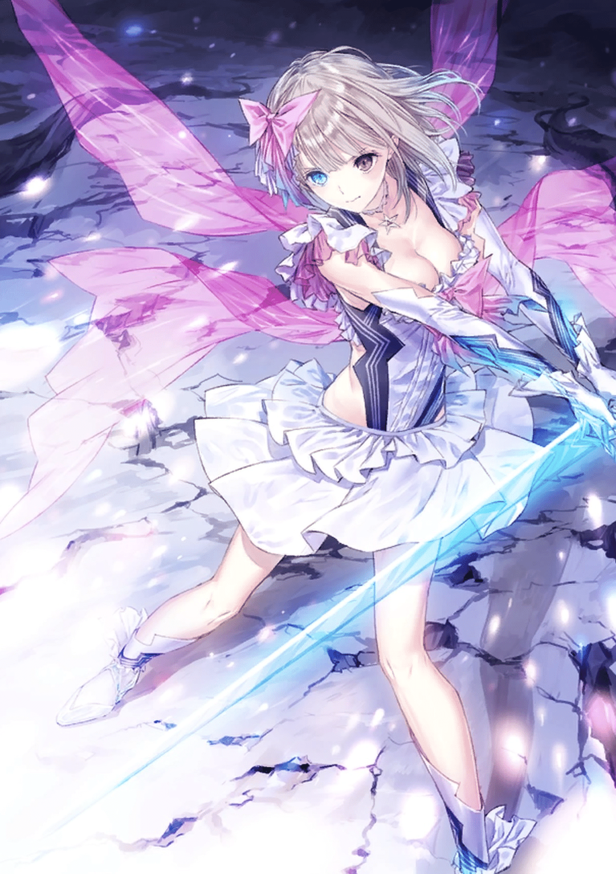 複製原画 blue reflection 幻に舞う少女の剣 ブルーリフレクション