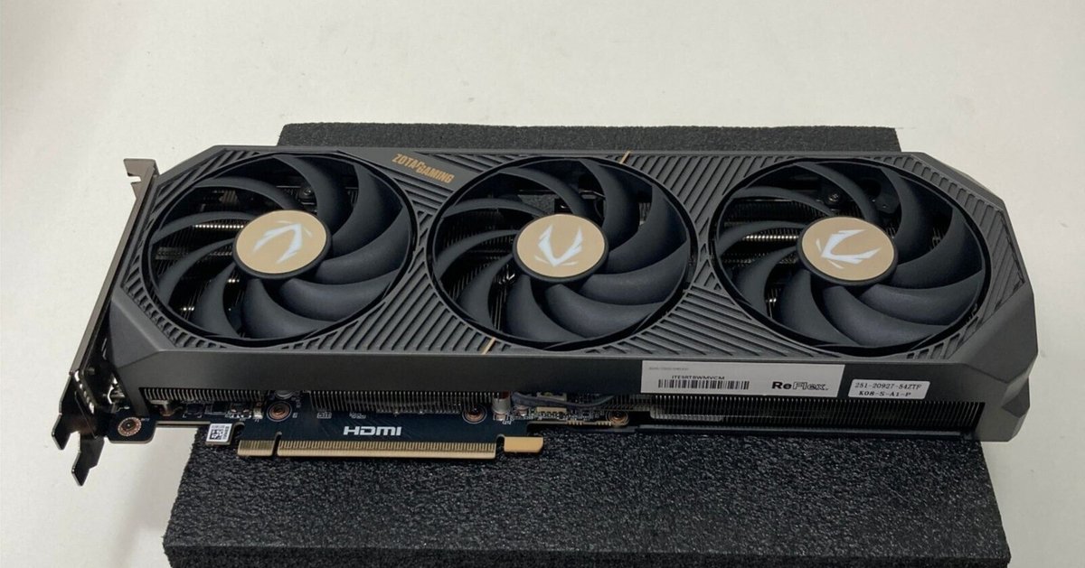 本日見つけた掘り出しモン!】中古良品ZOTAC GAMING GeForce RTX