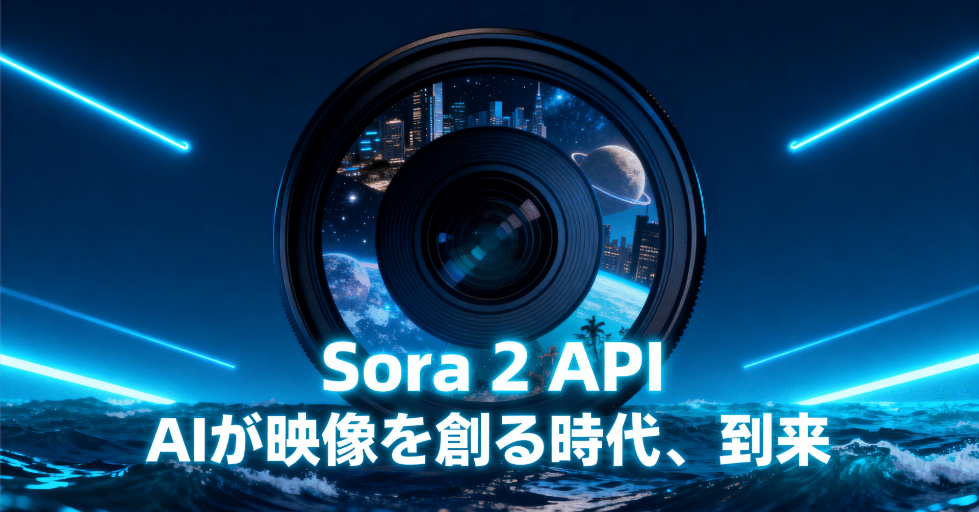 Sora 2 API完全ガイド：OpenAIが開放する次世代AI動画生成の全貌