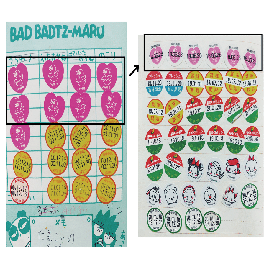 たまごシールとわたし｜ひらい めぐみ