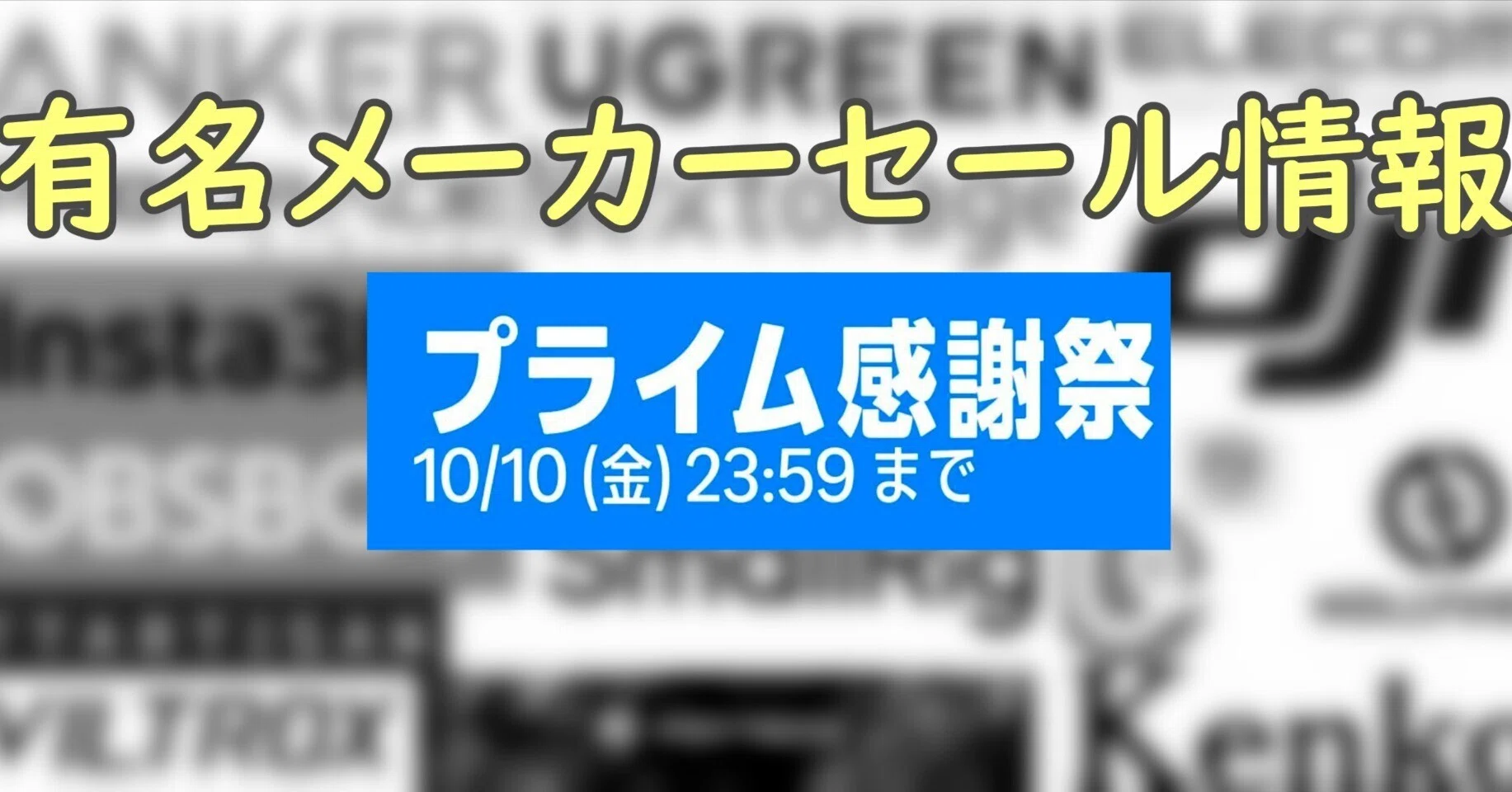 プライム感謝祭開催中に有名ブランドのセール会場を見てみた｜ジョイフル