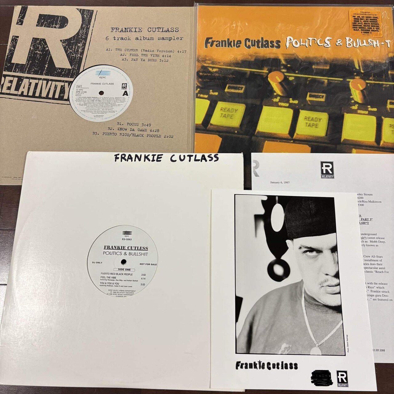 プロモーションプレッシング2LP (Epic編)｜HIP HOP JUNKIEEES