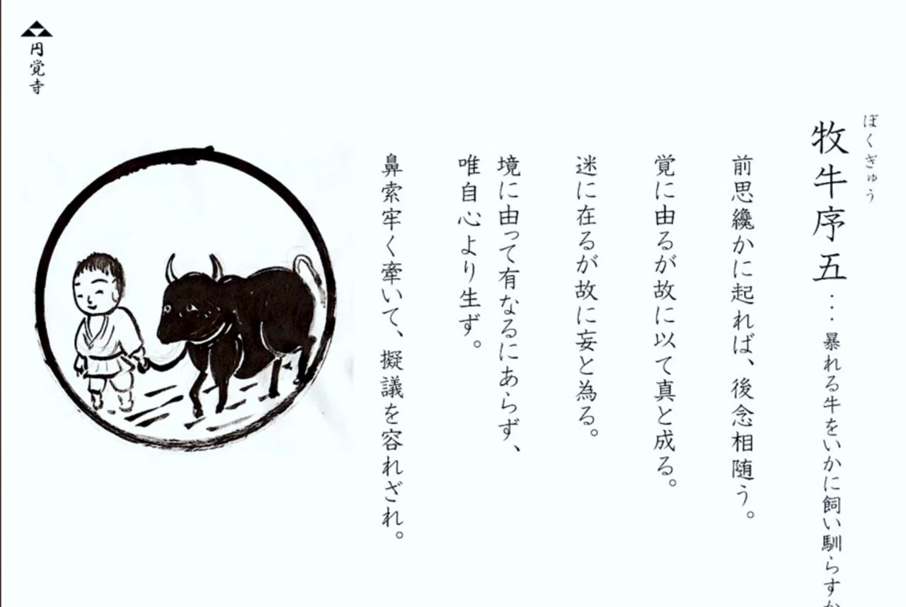 中秋の名月のお茶事で見た「十牛図」について｜齊藤潤