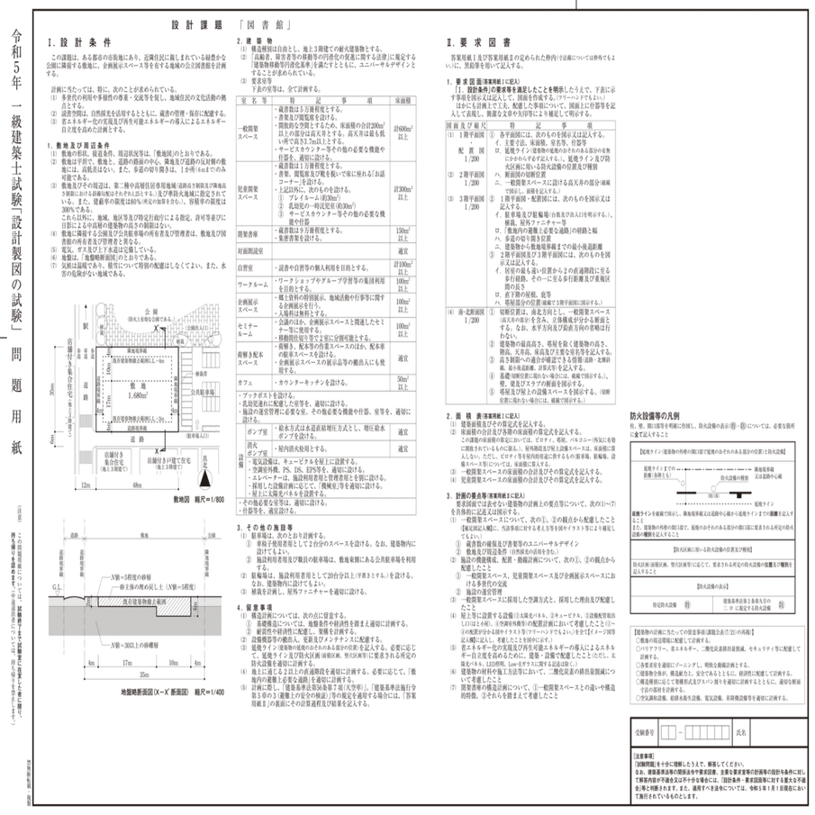 一級建築士製図試験｜本試験で、何が起きるのか。｜いえたろう｜一級建築士