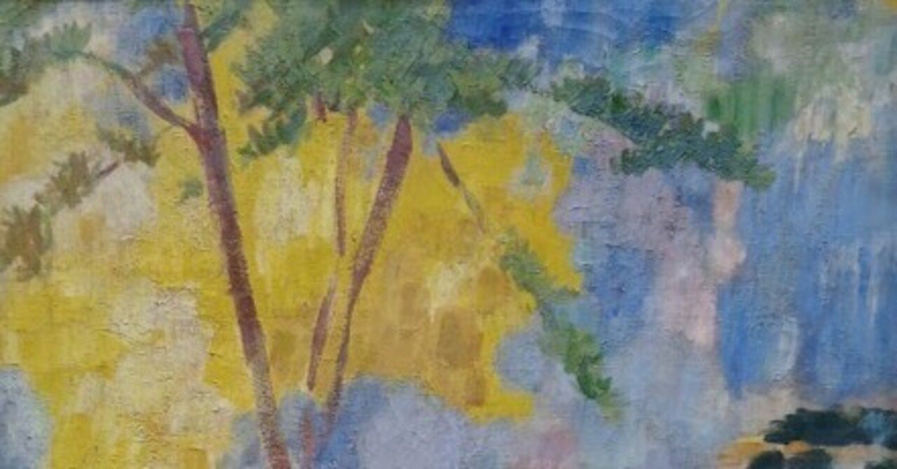 川上涼花《麦秋》（1919）｜かろ