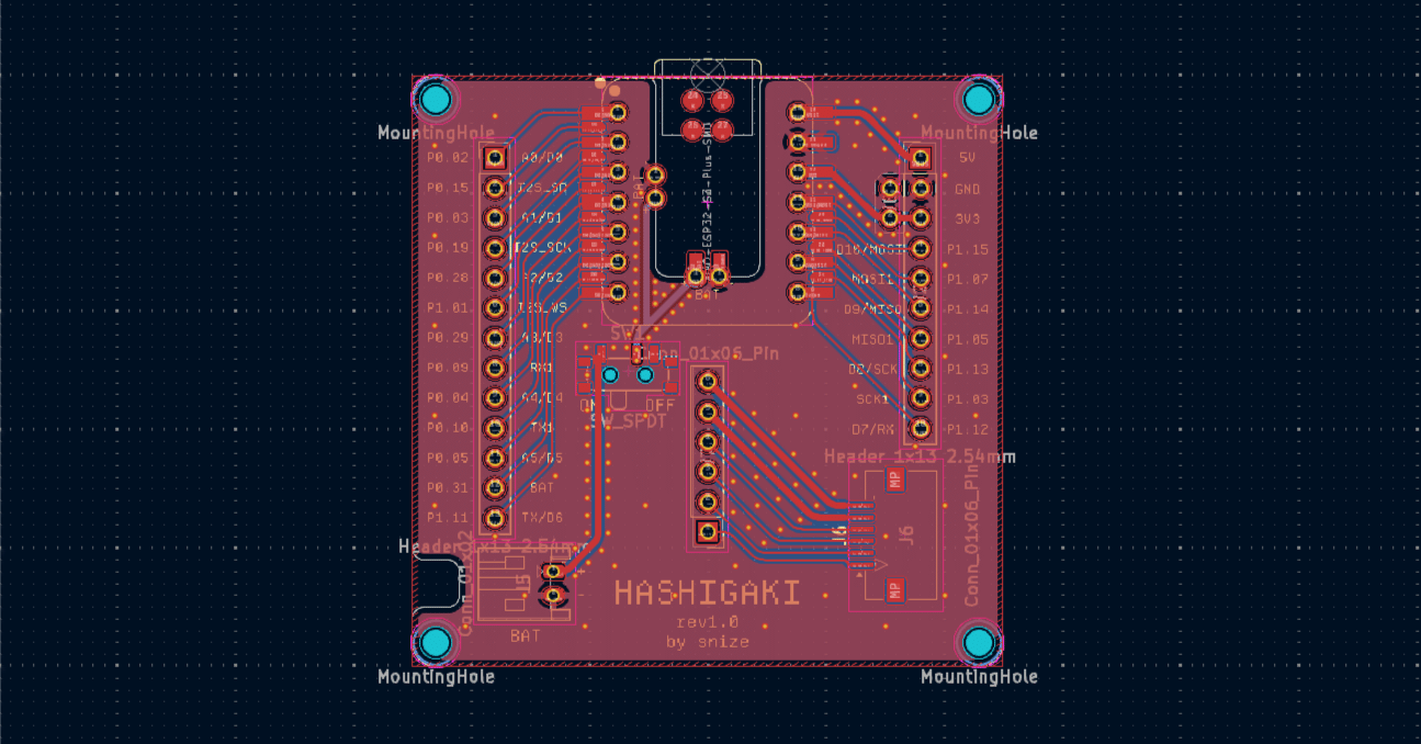 プロトタイピング用 XIAO nRF52840 Plus ブレイクアウトボード