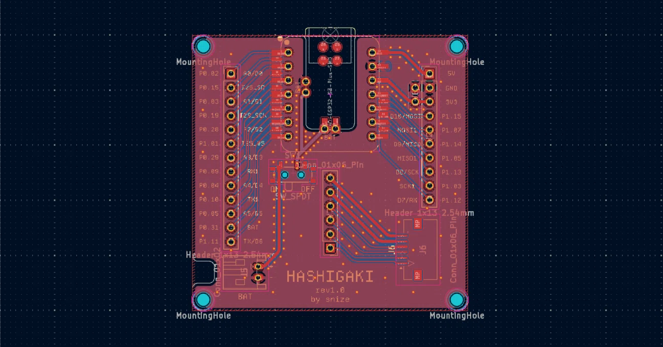 プロトタイピング用 XIAO nRF52840 Plus ブレイクアウトボード