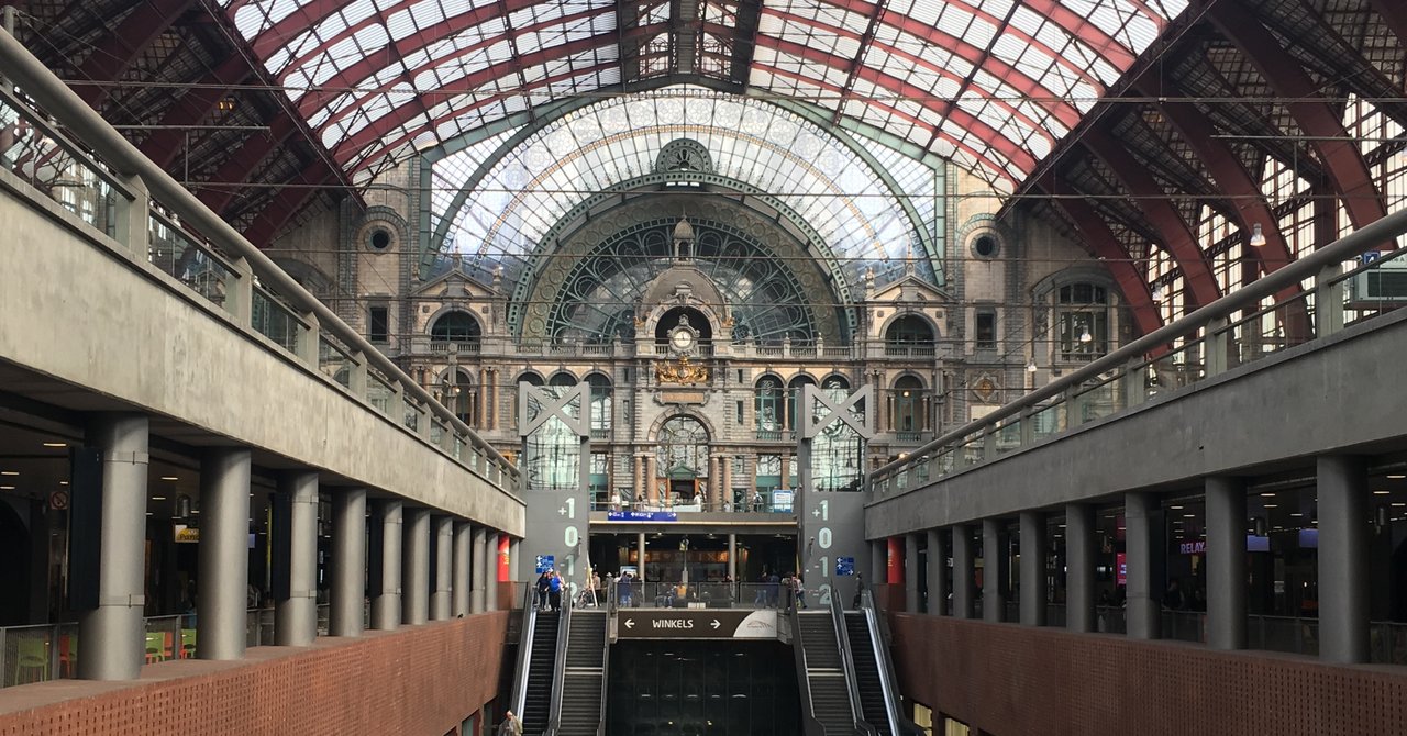 [再掲]2018ベネルクス鉄道の旅 5 ブルージュから、アントウェルペン｜「からんだ」の中の人｜note