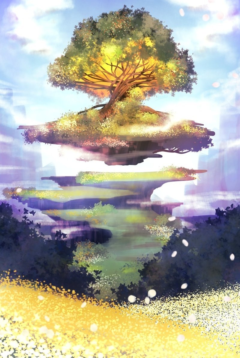 背景ワンドロ エデンの園の描き方 背景イラスト配布中 コノハ Note 背景ワンドロ エデンの園の描き方 背景イラスト配布中 コノハ Note