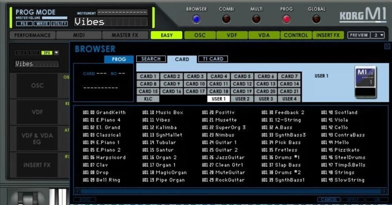Sounds for KORG M1｜Akihiko YAMAZAWA