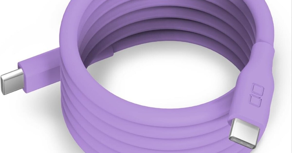 CIOパープル2025限定カラーセット モバイルバッテリーケーブル充電器