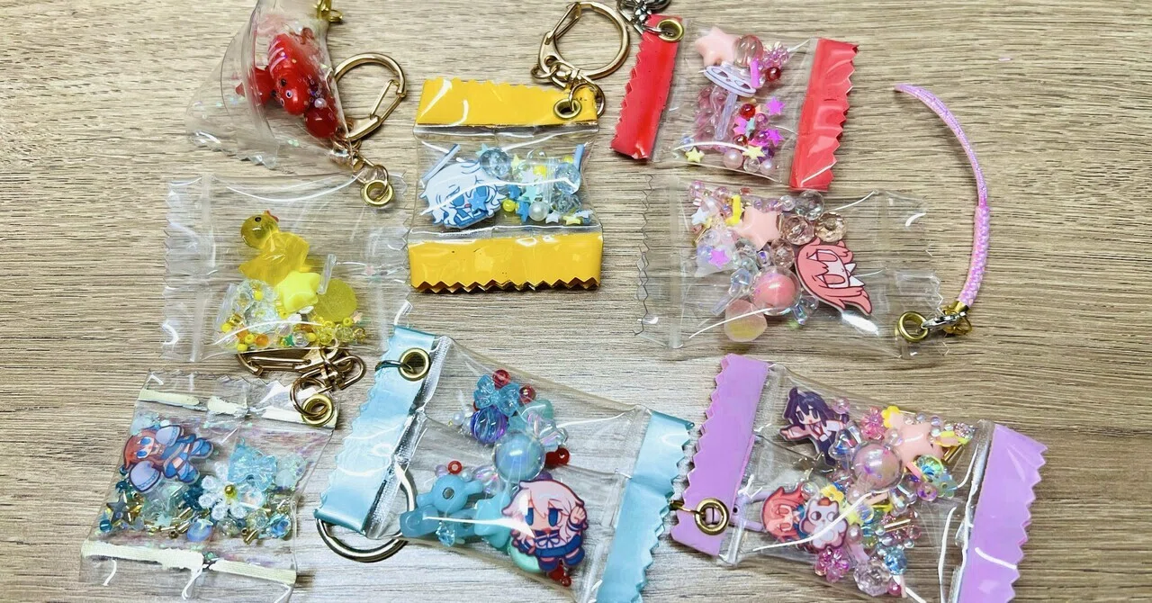 100均の材料でシャカシャカキーホルダーを作ろう｜砂上電力⚡️