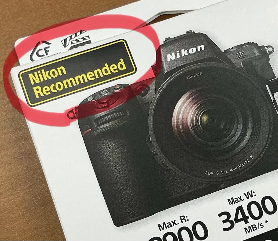 Nikon ZR用のメモリーカードを選んでみた｜Akaishi