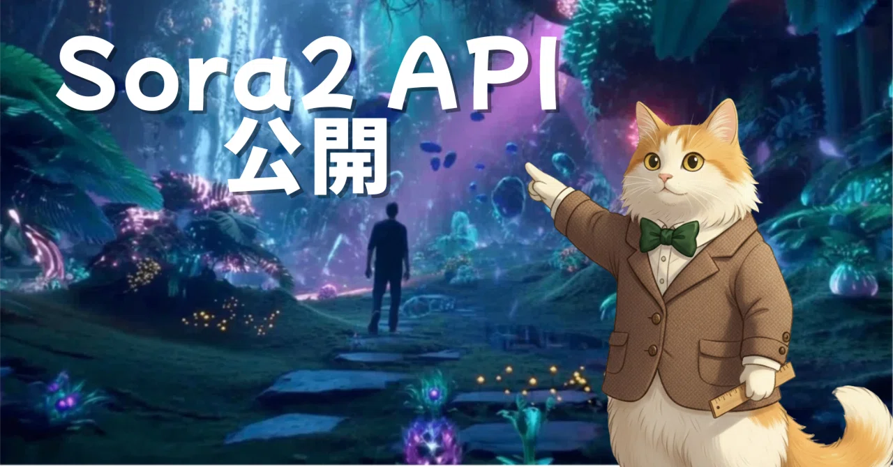 Sora2のAPIが公開されたらしい!!|おはぎ@AI活用し隊