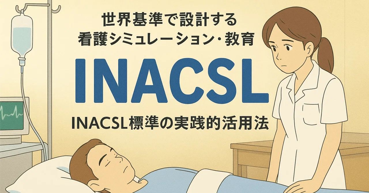 INACSL標準で“看護シミュレーション”を設計する｜世界基準の教育を現場でどう使うか｜AI好き看護教員やまだのnote