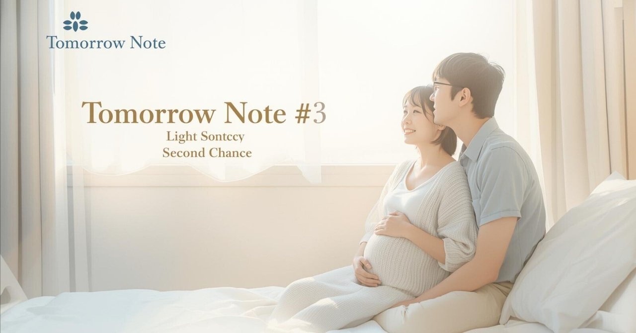【Tomorrow Note #3】何度流れても、もう一度信じた。顕微授精で掴んだ“奇跡の兆し”｜Tomorrow Note｜けーけー夫婦の記録