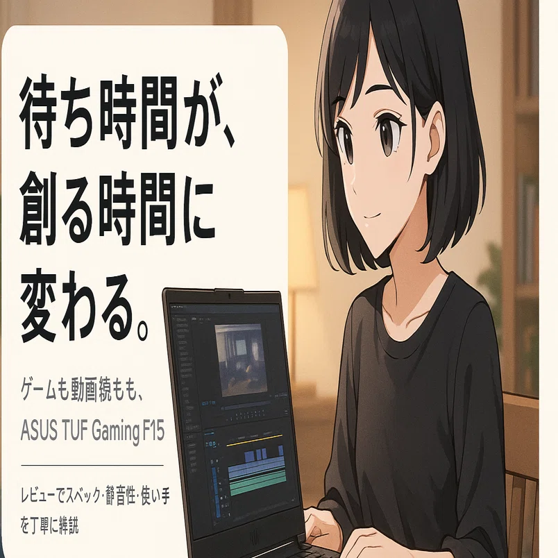 後悔しないPC選び】私がASUS TUF Gaming F15 FX507VVを手にして、もう 