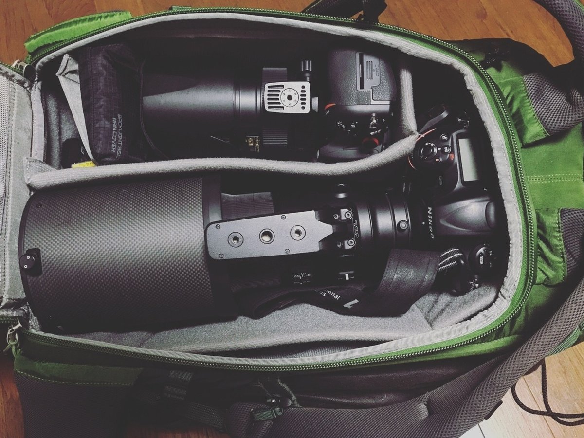 カメラバッグ収納例】望遠レンズ｜Sinh 