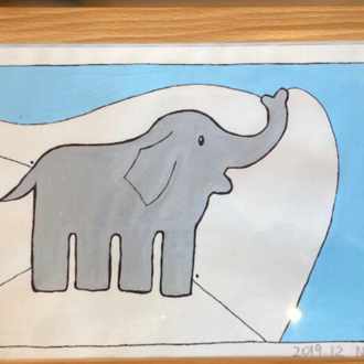 メロンソーダ クリームソーダのイラスト 画家 小島稔 Note