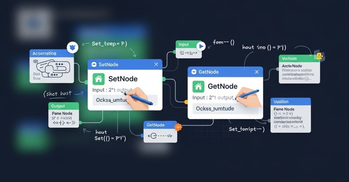 ComfyUIのSetNodeとGetNodeをプロンプトで受け取る場合の注意点