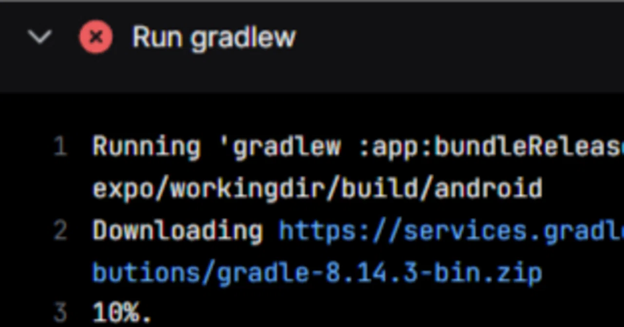 Troubleshooting Expo Release Build Errors / Run gradlew Errors in ...