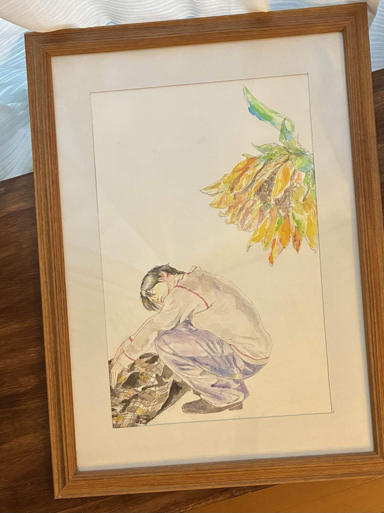 #市原誠 静物画 額装作品　A-3 市原誠 静物画 額装作品 A-3