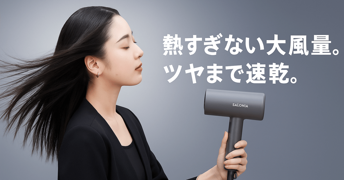 新品未開封SALONIA サロニア スムースシャインドライヤーブラック上位