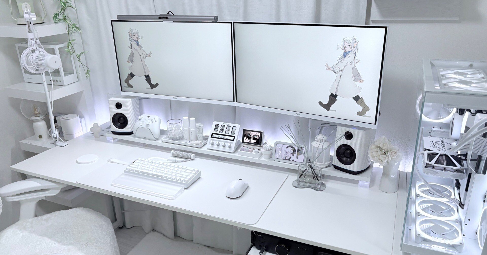 白デスク環境】これから作りたい方向けの紹介！｜しろちゃんねる
