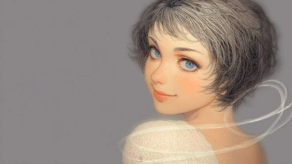 [AI Illustration] Short-haired girl｜みぽぽ