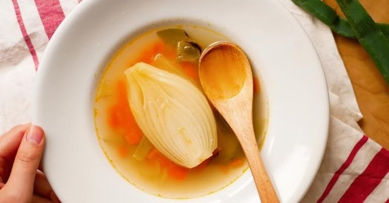 葉玉ねぎ 人参 塩だけのスープ 自然栽培の野菜と食養 ゆるっと子育て Made In Japan 100 Note