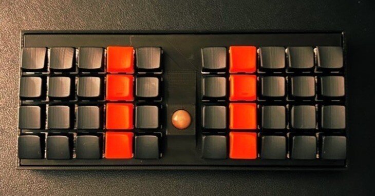 40%狭ピッチトラボキーボード「cool640tb」ビルドログ｜kazy