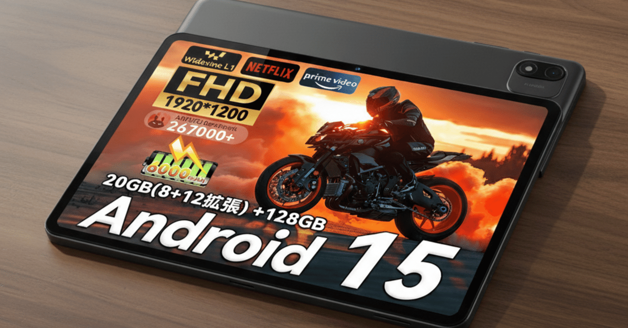 2025年最新】1.4万円の衝撃！動画視聴なら「Headwolf WPad6」一択