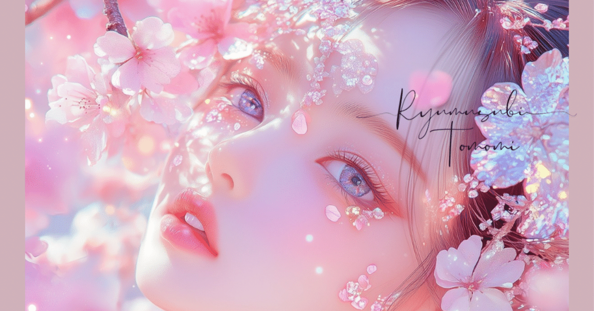 user_5e436d8a【AIアート】白龍と花の姫シリーズ3点木花咲耶姫 神々とAIアートでつながる物語：木花咲耶姫｜龍結びTomomi