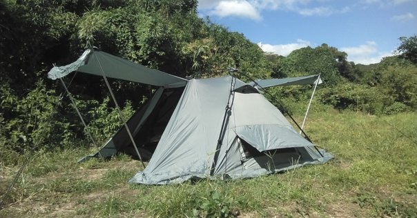 【使用回数1回】　モンベル　ミニタープHX＋ポール＋延長ポール＋エンドストッパー 使用回数1回】 モンベル ミニタープHX＋ポール＋延長ポール＋