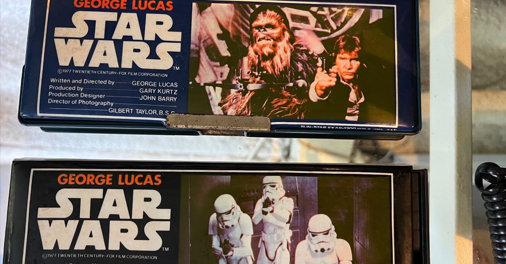 スター・ウォーズ　しおり①（ルークとレーアのチラシのデザイン）森永製菓　おまけ 電子技販 スター・ウォーズ 基板アート栞 | ジャパン スター・ウォーズ