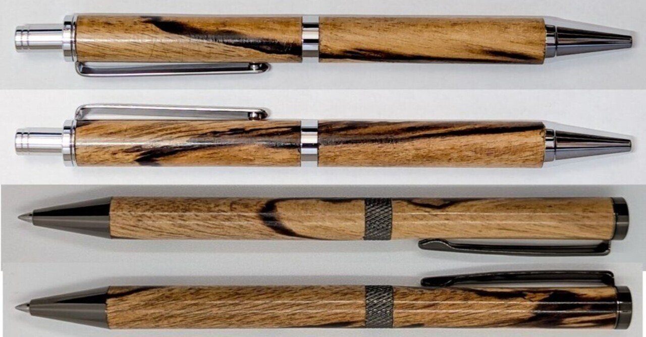 ケビンpg5黒柿&メタル仕様 Amazon.co.jp: 002SV 木軸 シャープペンシル 0.5mm【黒柿/くろ