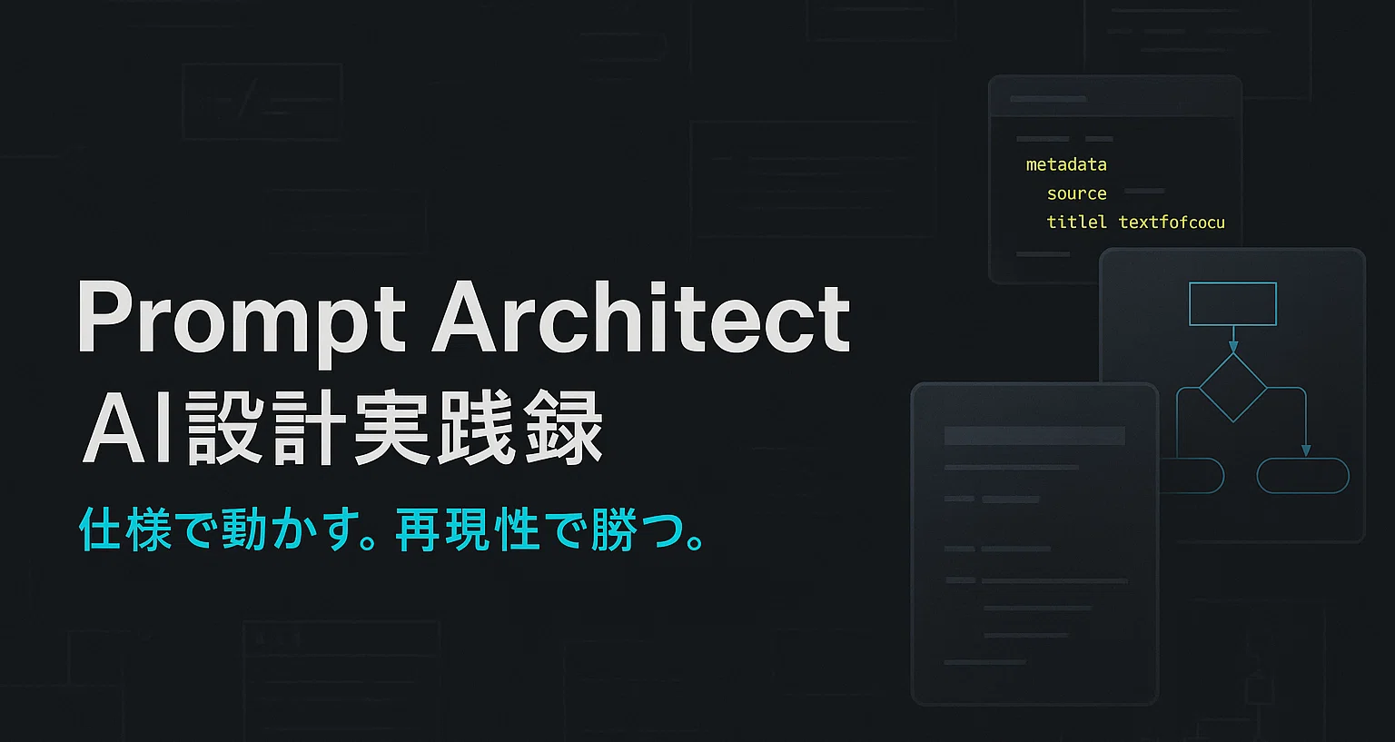 Prompt Architect ─ AI設計実践録｜hirokaji｜note