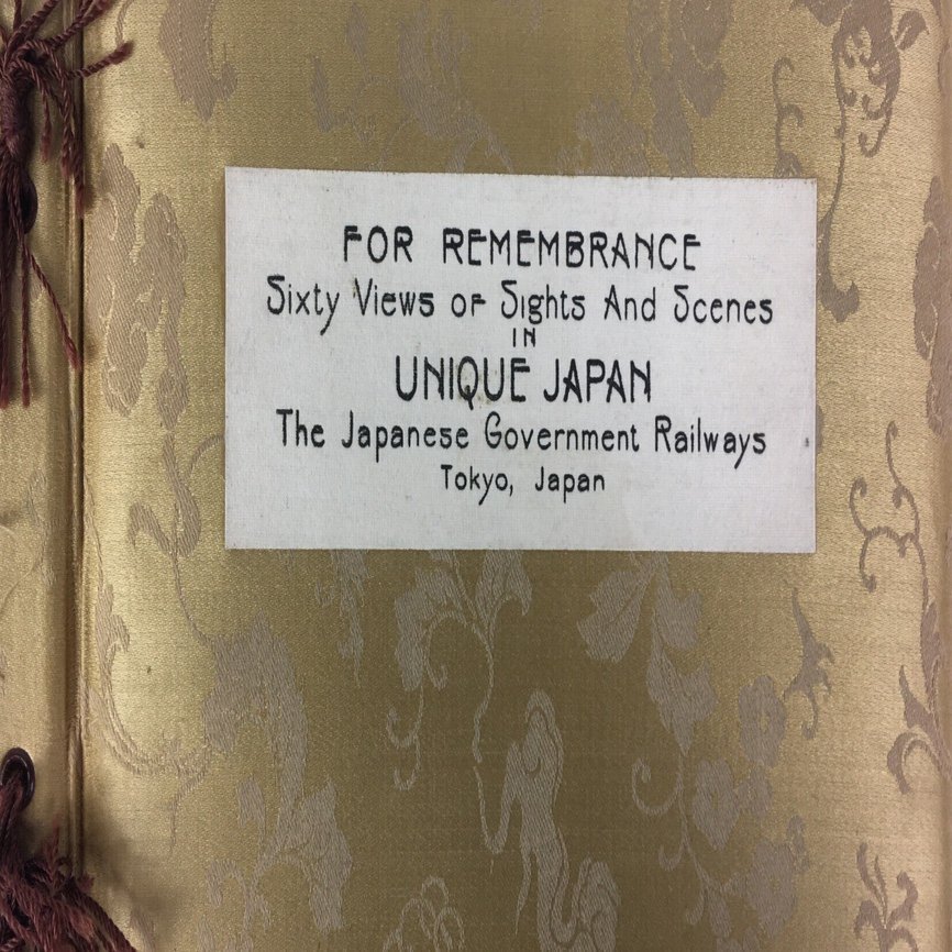 英米圏に向けて発行された豪華装丁アルバムの日本案内｜極東書店