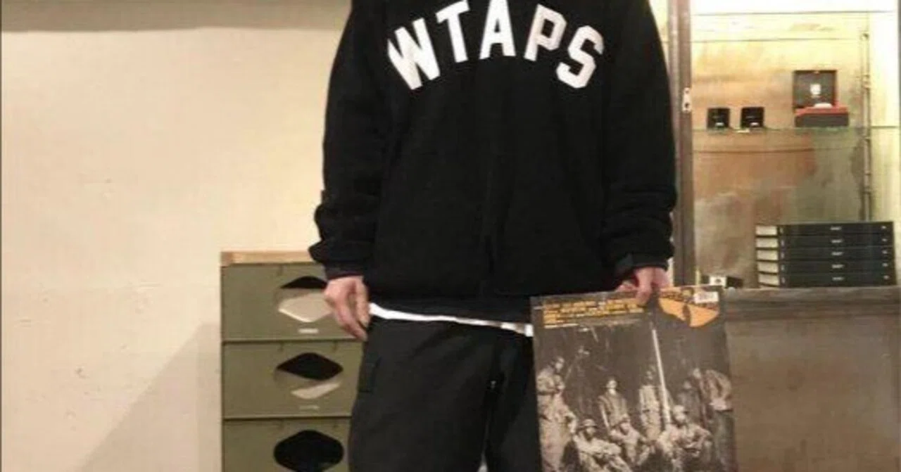 本日見つけた掘り出しモン!】WTAPS ブラック ハーフジップ フリースで 