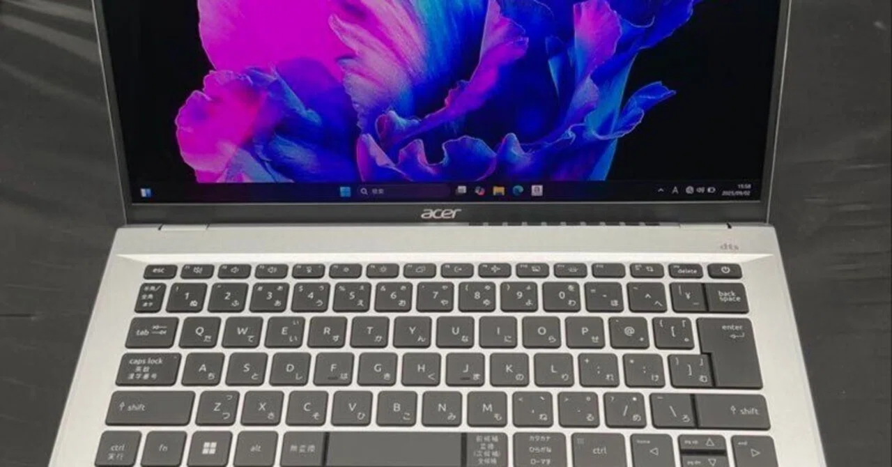 本日見つけた掘り出しモン!】Acer Swift Go SFG14 13500H OLED 28Kの