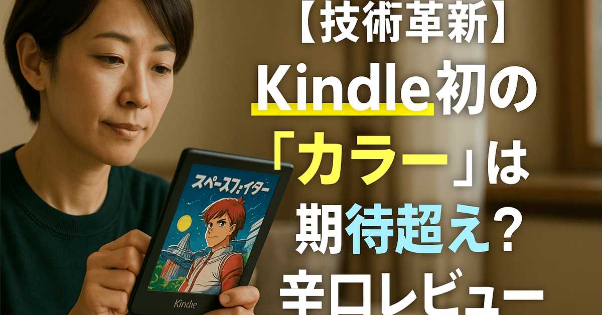 コンピュータ・IT Kindle F 技術革新】Kindle初の「カラー」は期待超え？読書生活が変わる