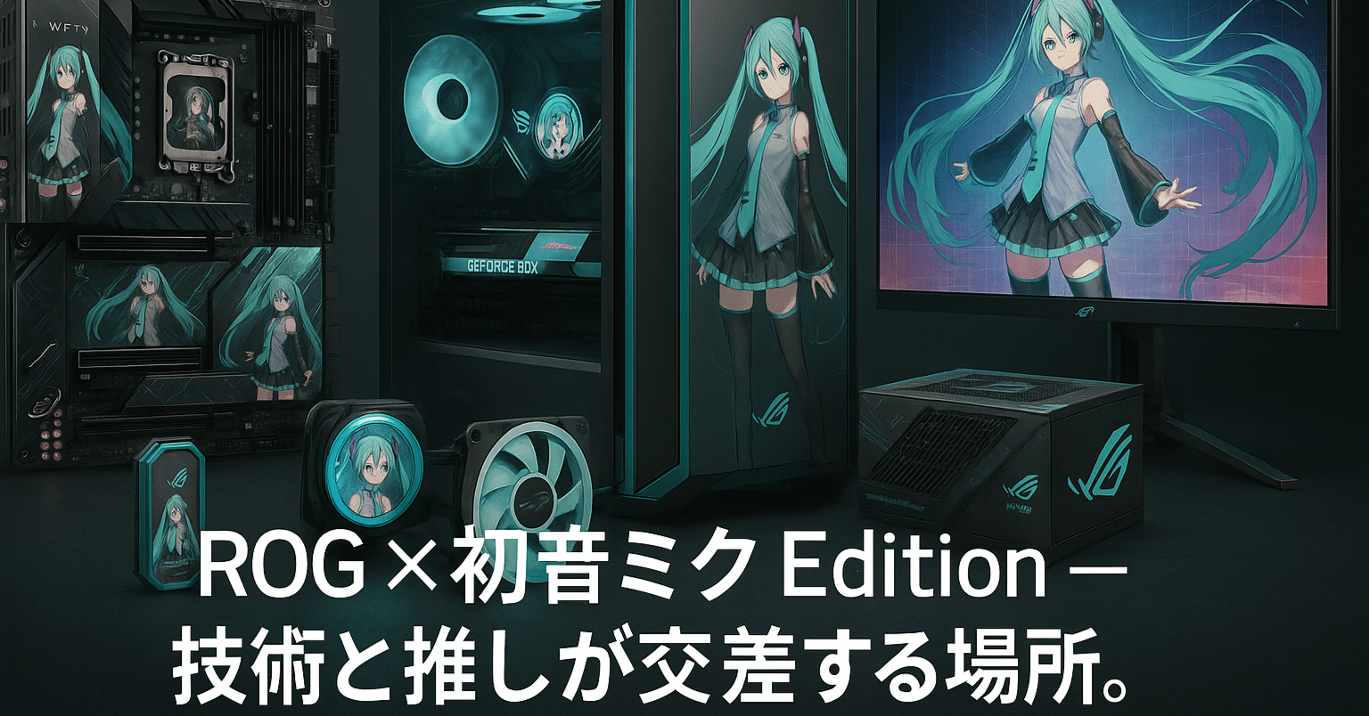 ROG × 初音ミク Edition」価格予想：ミク税はどこまで許せる？ROG級