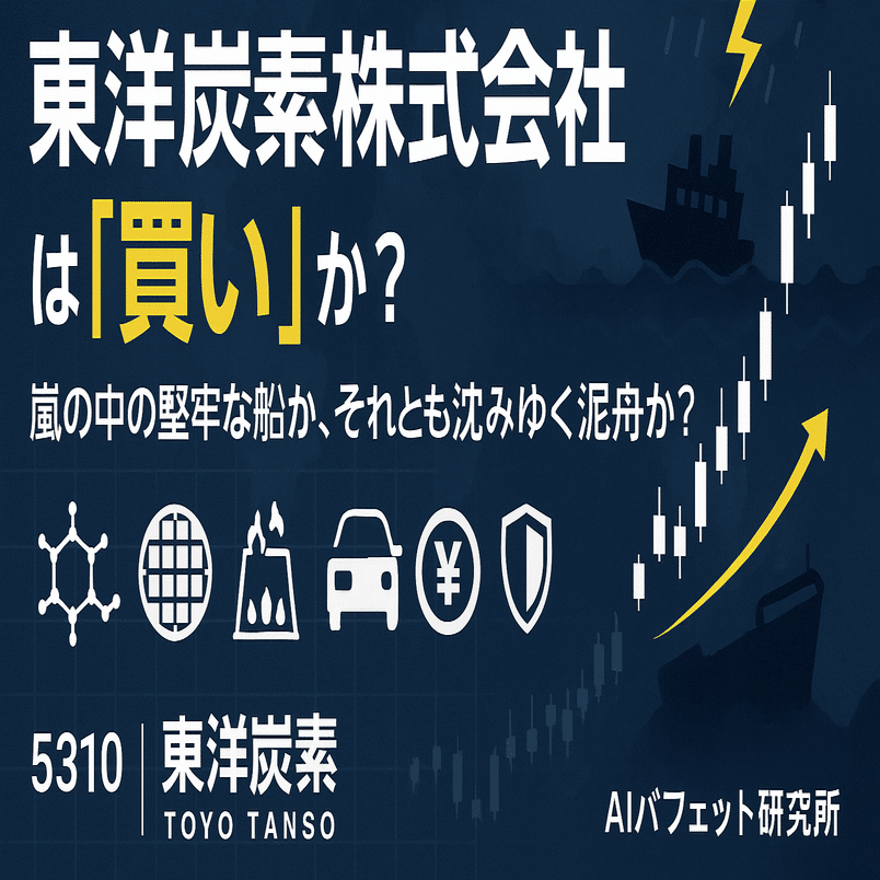 バフェットの視点】東洋炭素株式会社は『買い』か？ — 嵐の中の堅牢な船か、それとも沈みゆく泥舟か？｜AIバフェット研究所 所長