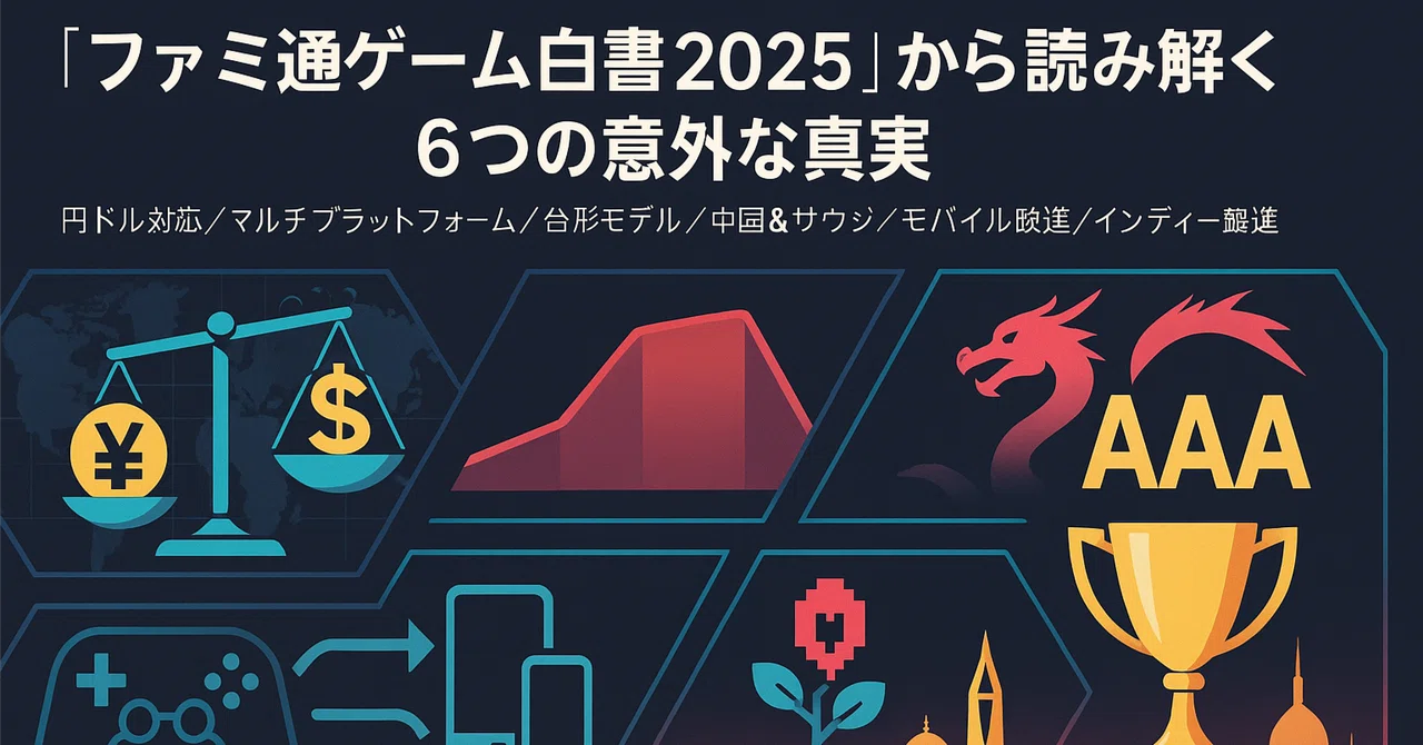 ファミ通ゲーム白書2025」から読み解く、ゲーム業界の6つの意外な真実 